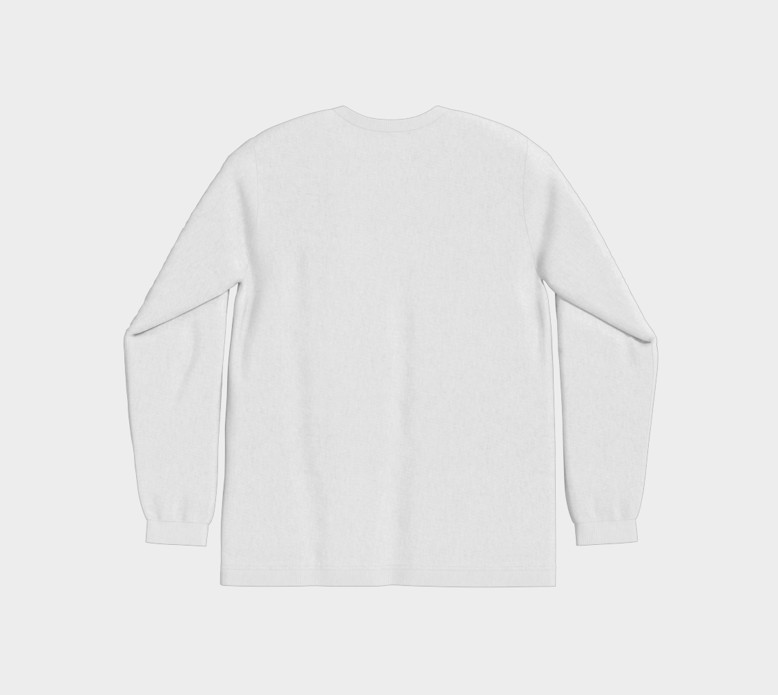 Sphynx face long sleeve white