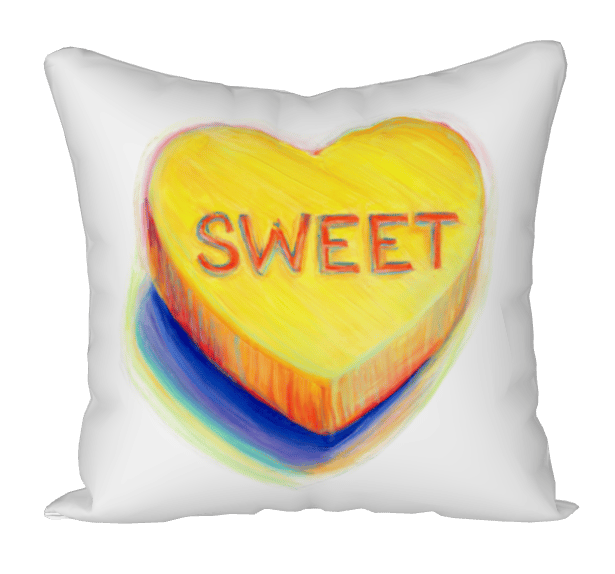 Sweet and Witty Pillow Sham 18x18